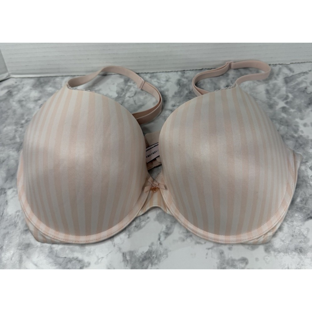Victorias Secret Bra Body By Victoria Perfect Coverage Signature Stripe 38DDD